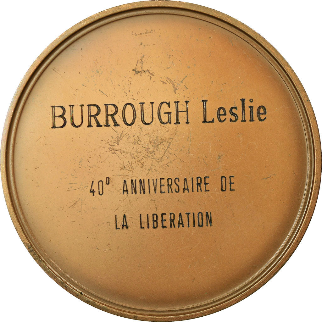 França, Medal, 40ème Anniversaire de la Libération, Quiévrechain, 1984