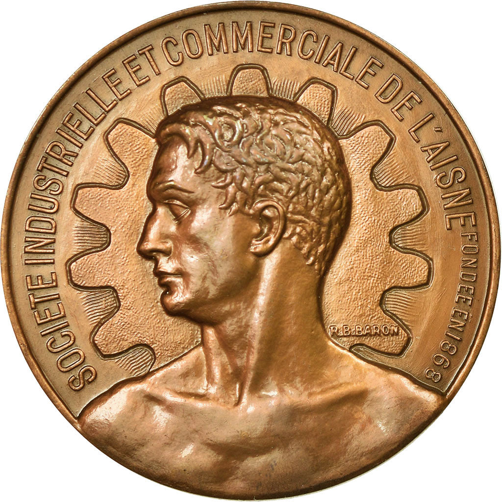 Francia, medalla, Société industrielle et commerciale de l'Aisne, Business &