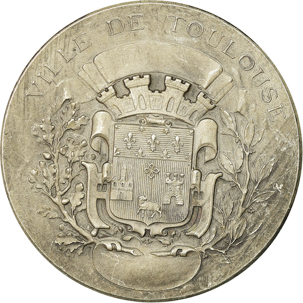 Francia, medalla, Conservatoire de Musique, Solfège, Toulouse, 1907, Rivet