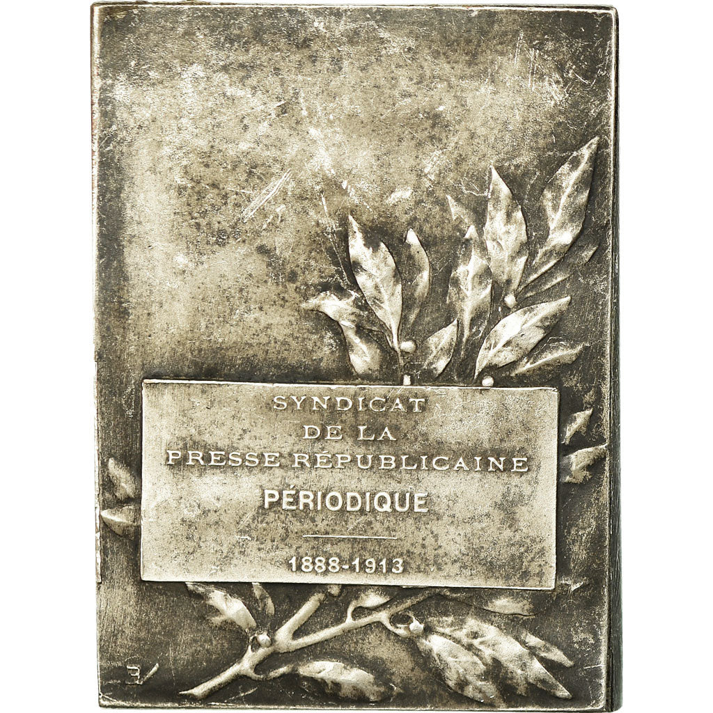 Francia, medalla, Syndicat de la Presse Républicaine, Périodique, 1913