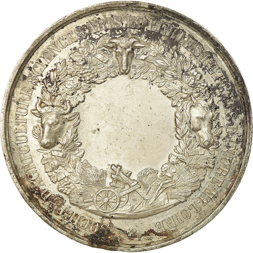 Frankrijk, Medaille, Napoléon III, Sociétéd'Agriculture d'Indre-et-Loire, De