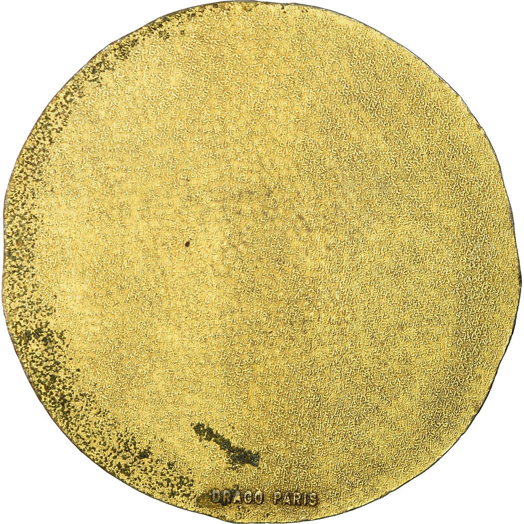 France, Medal, Ville de Senlis, An Mil, 1987, AU(50-53), Gilt Bronze