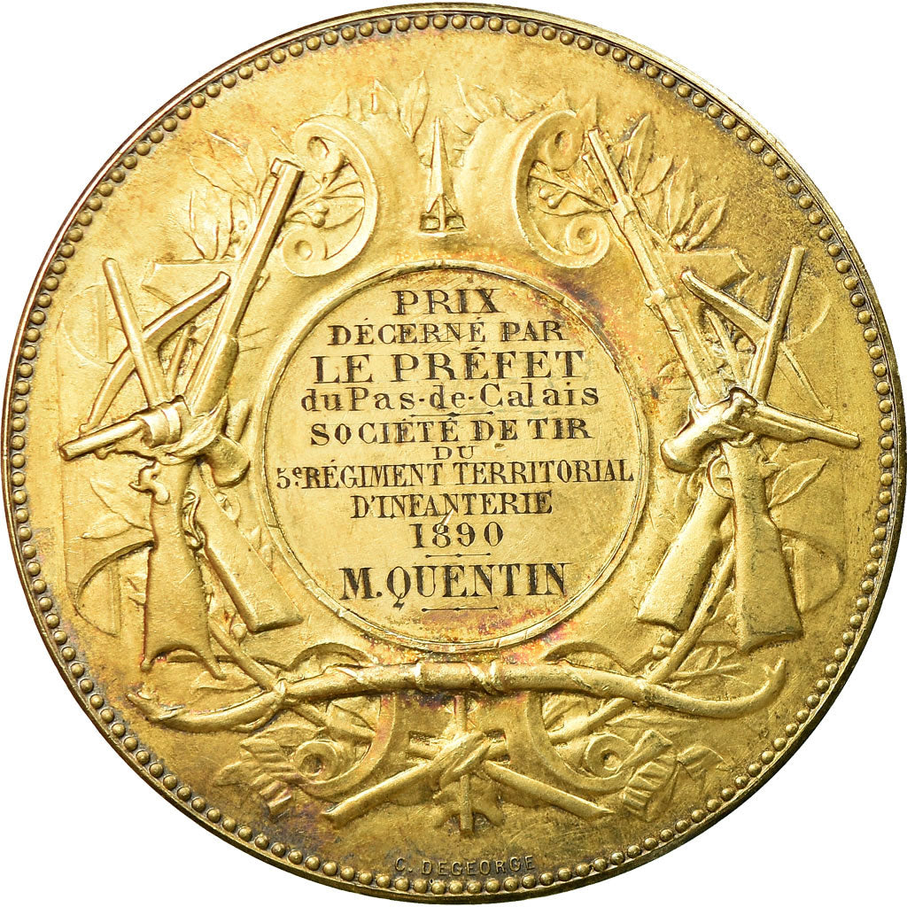 Francia, medaglia, Société de Tir du 5ème Régiment d'Infanterie