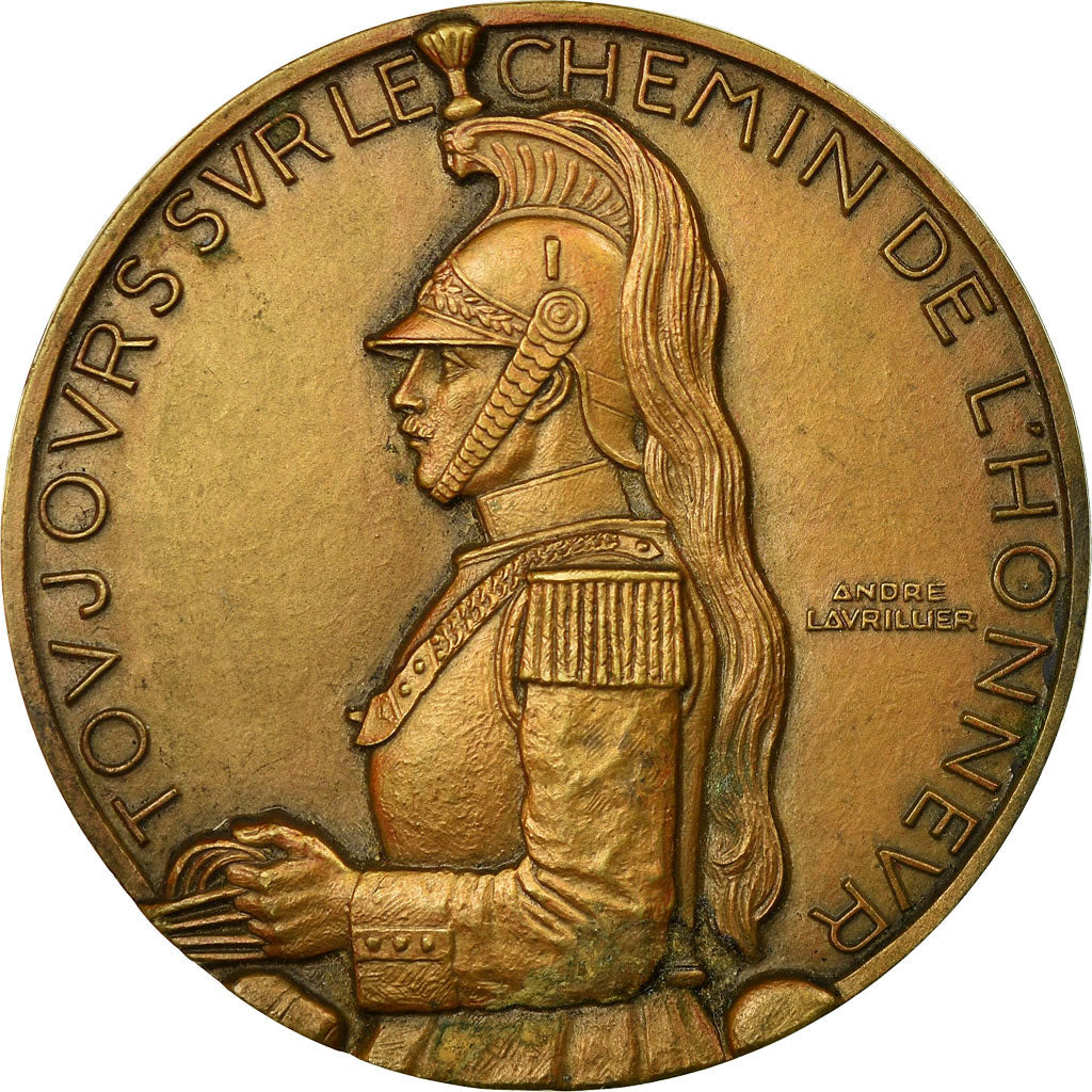 France, Medal, Les Cuirassiers, Lavrillier, MS(60-62), Bronze