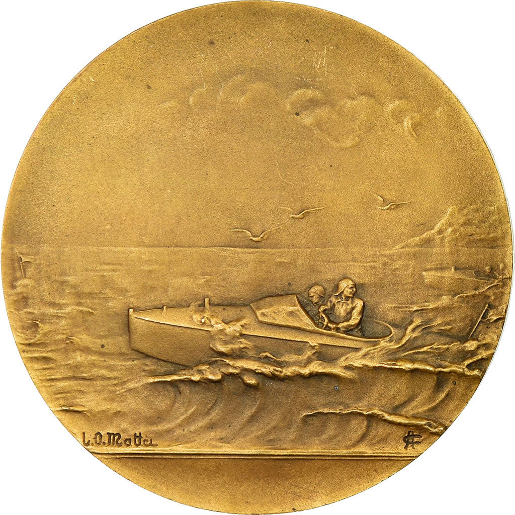 France, Médaille, Yacht Club de Boulogne-sur-mer, Shipping, Mattei, SPL, Bronze