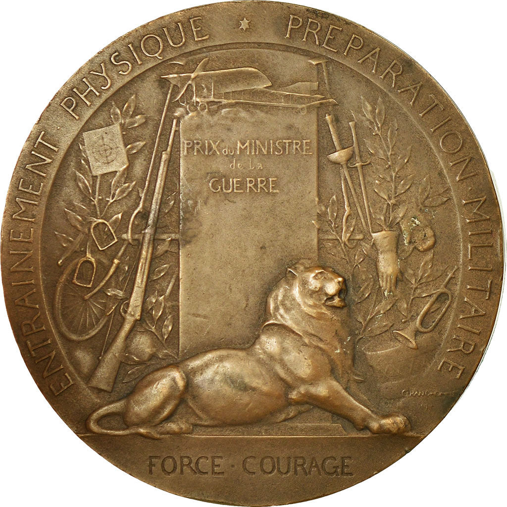 France, Médaille, Prix du ministre de la Guerre, Grandhomme, TTB, Bronze