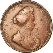 Portugal, Medal, D.Maria II, VG(8-10), Copper