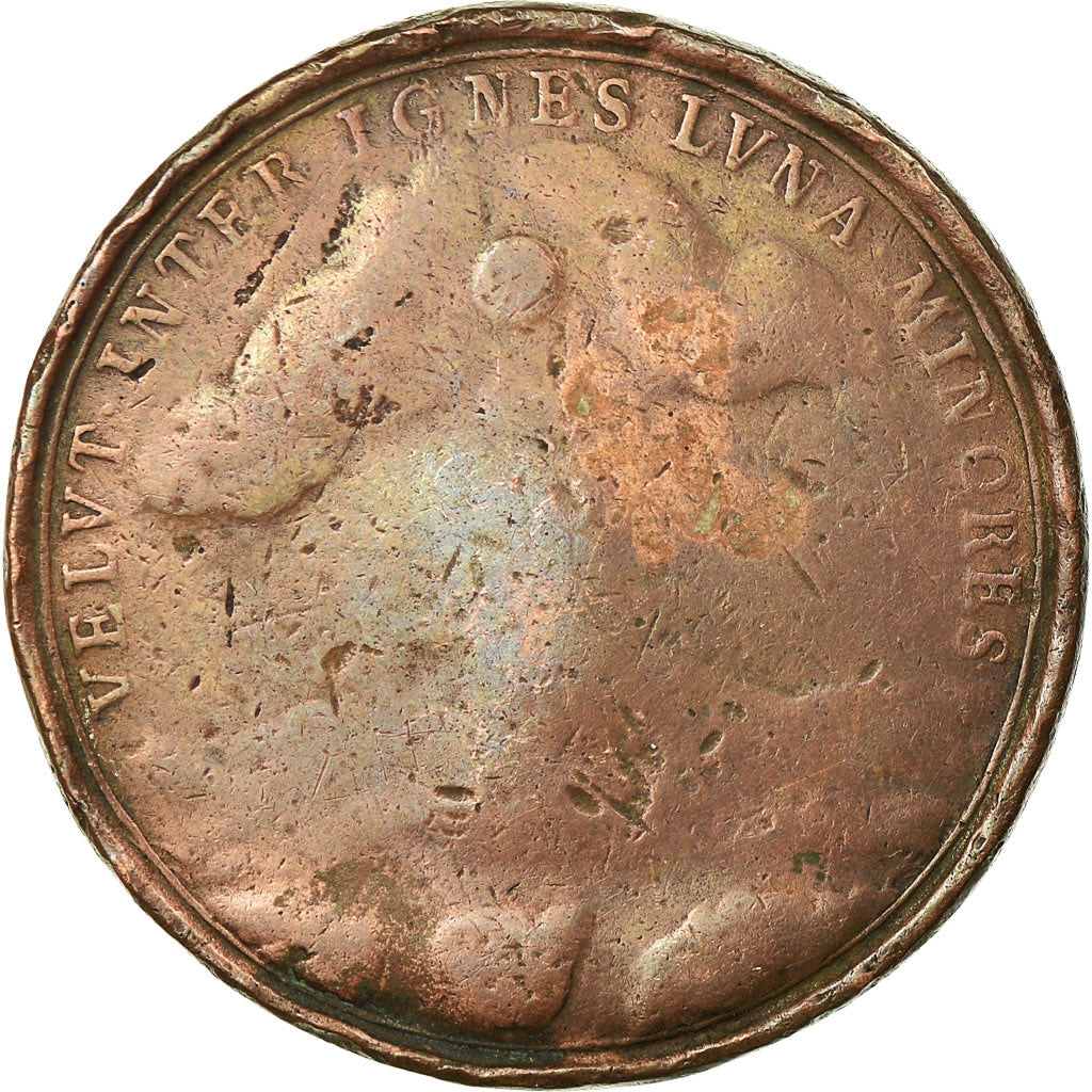 Portugal, Medal, D.Maria II, VG(8-10), Copper