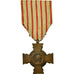 France, Croix du Combattant, Medal, 1939-1945, Very Good Quality, Bronze, 37