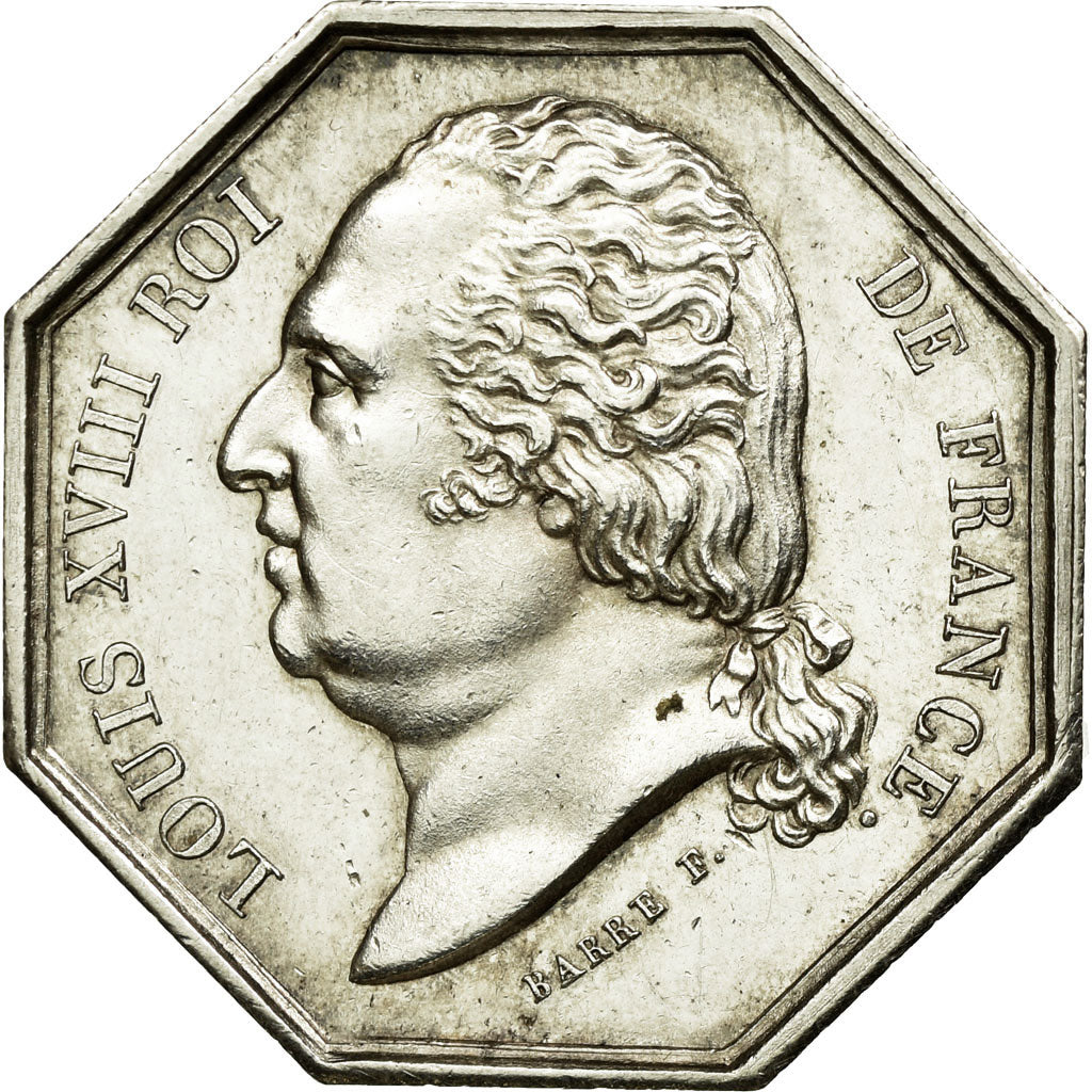 France, Jeton, Royal, 1822, SUP+, Argent