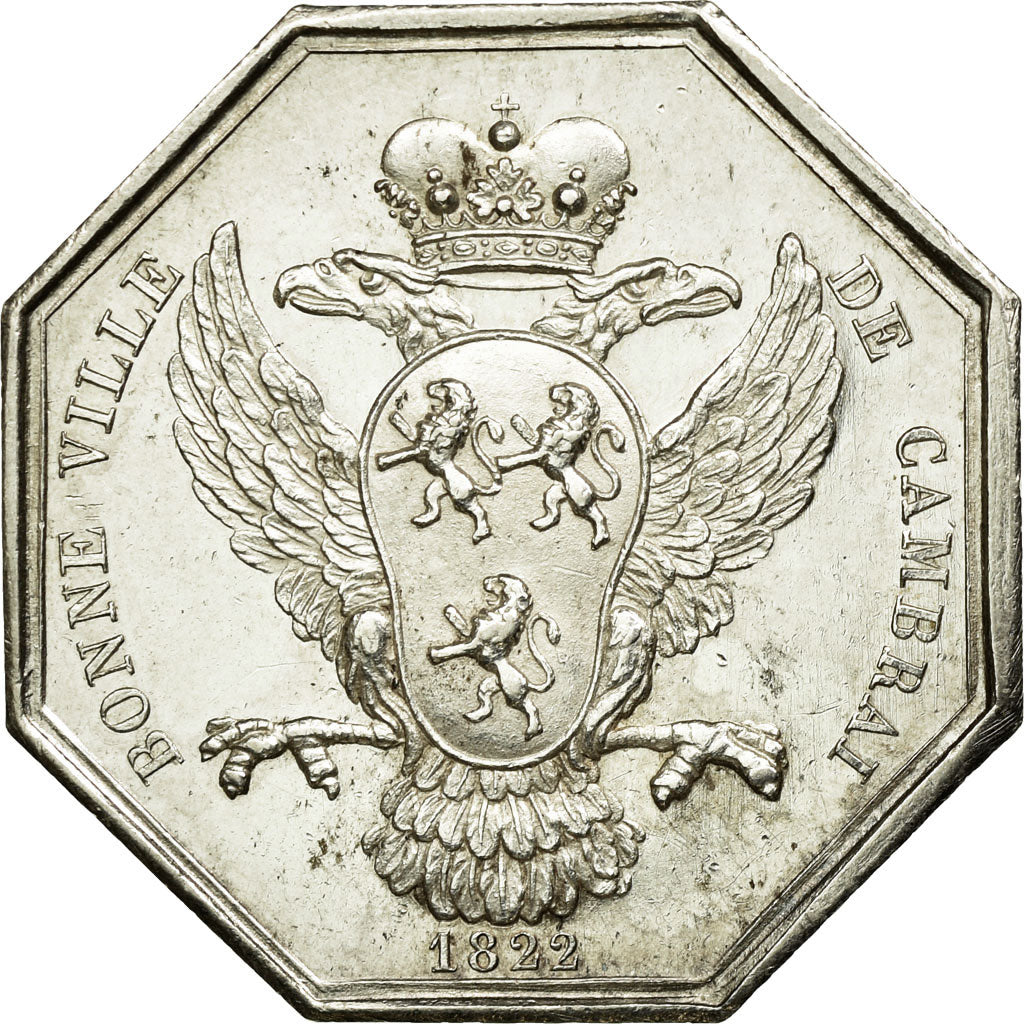 France, Jeton, Royal, 1822, SUP+, Argent
