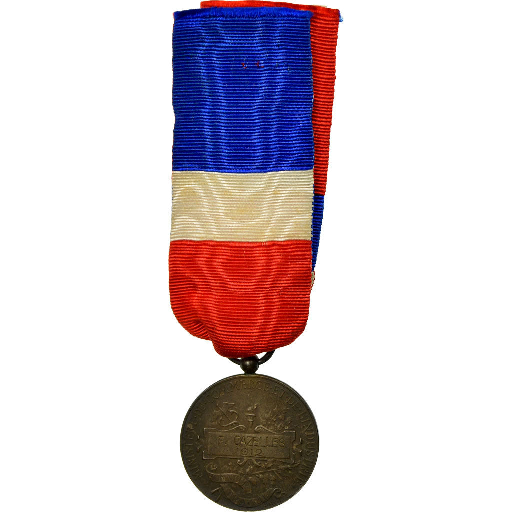 Frankreich, Médaille d'honneur du travail, Medaille, 1912, Excellent Quality