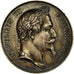 Francia, medaglia, Napoléon III, Exposition Scolaire, Tarn-et-Garonne, 1869
