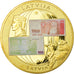 Letonia, medalla, Euro, Europa, SC+, Copper Gilt