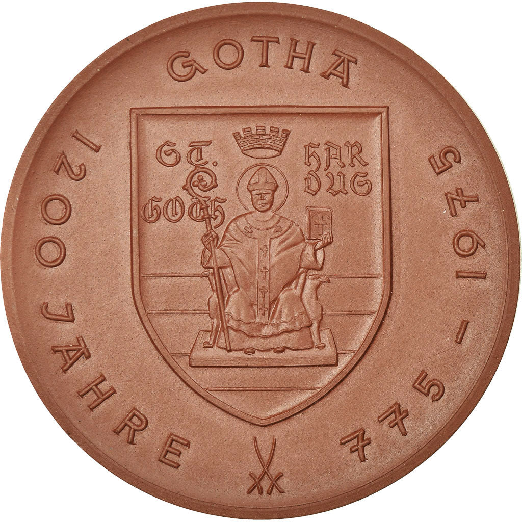 Germany, Medal, Zur Erinnerung an Gotha, 1975, MS(65-70), (No Composition)