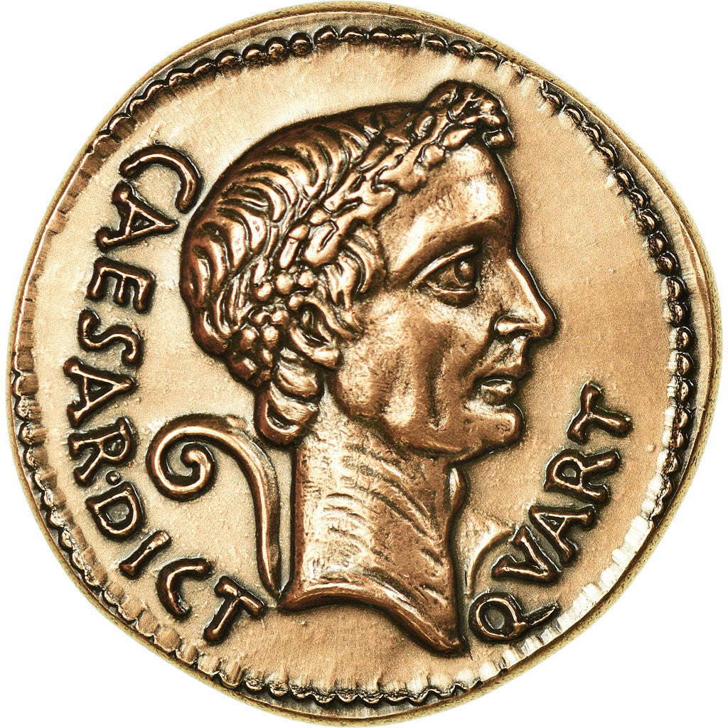 France, Medal, Reproduction Monnaie Antique,  César, SPL+, Cuivre