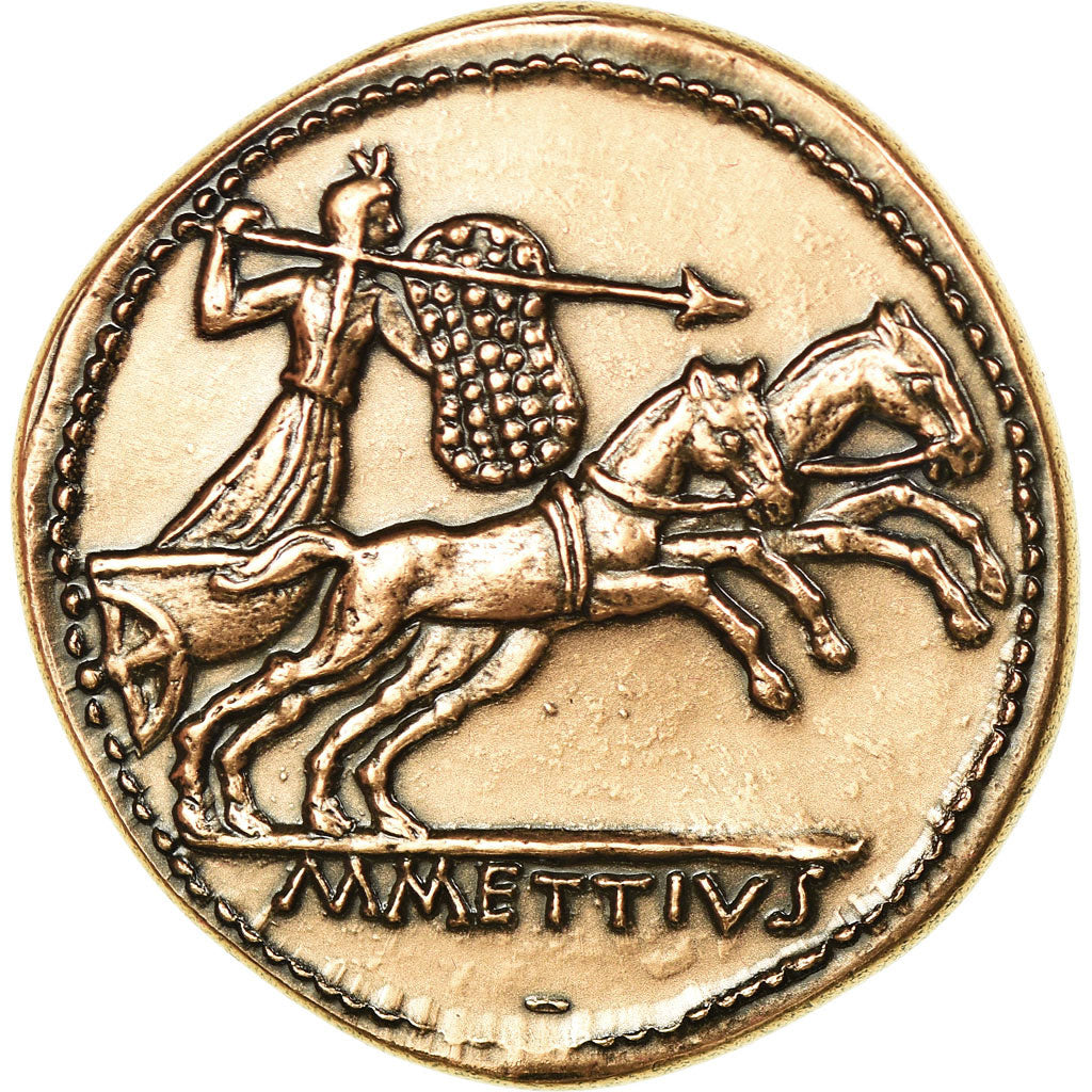 France, Medal, Reproduction Monnaie Antique,  César, SPL+, Cuivre