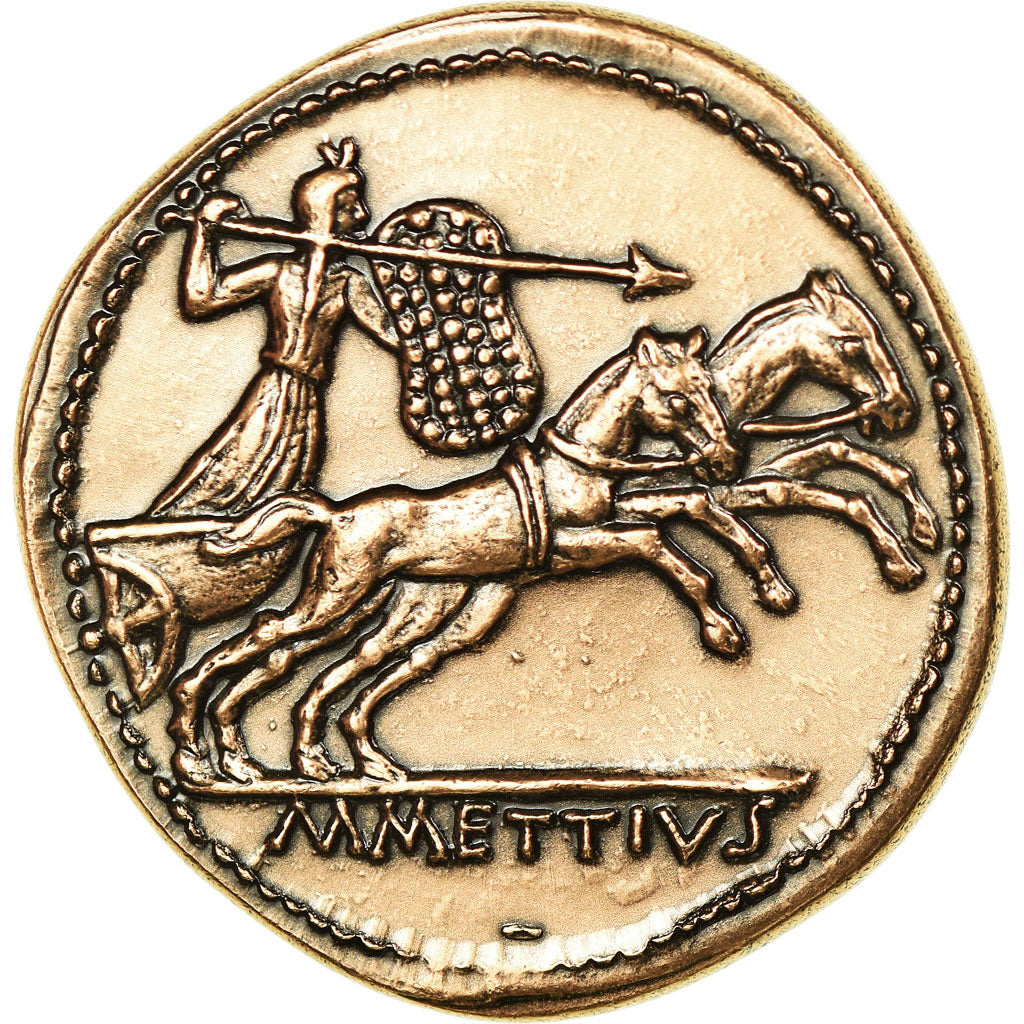 Francia, Medal, Reproduction Monnaie Antique,  César, SC+, Cobre