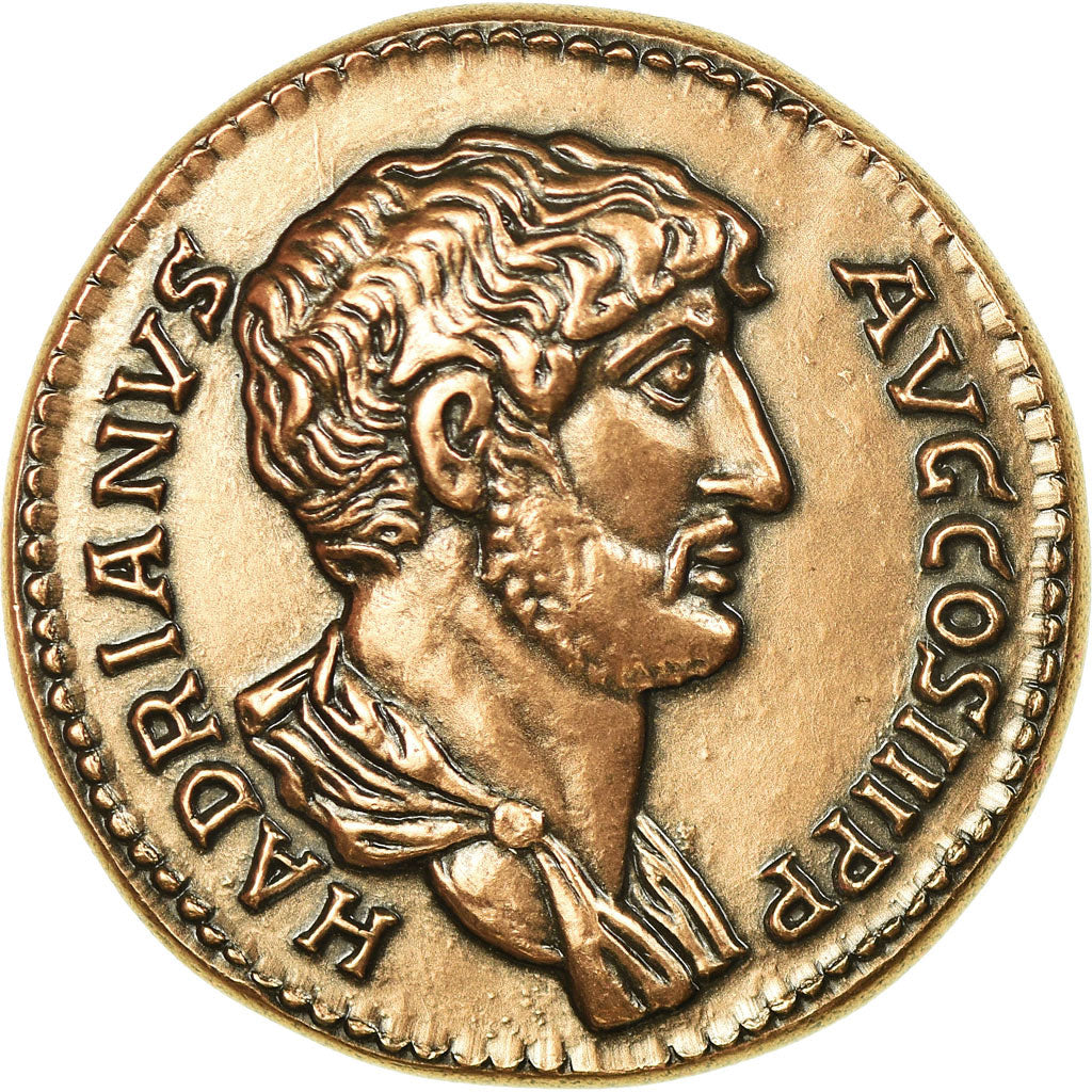 France, Medal, Reproduction Monnaie Antique,  Hadrien, MS(65-70), Copper