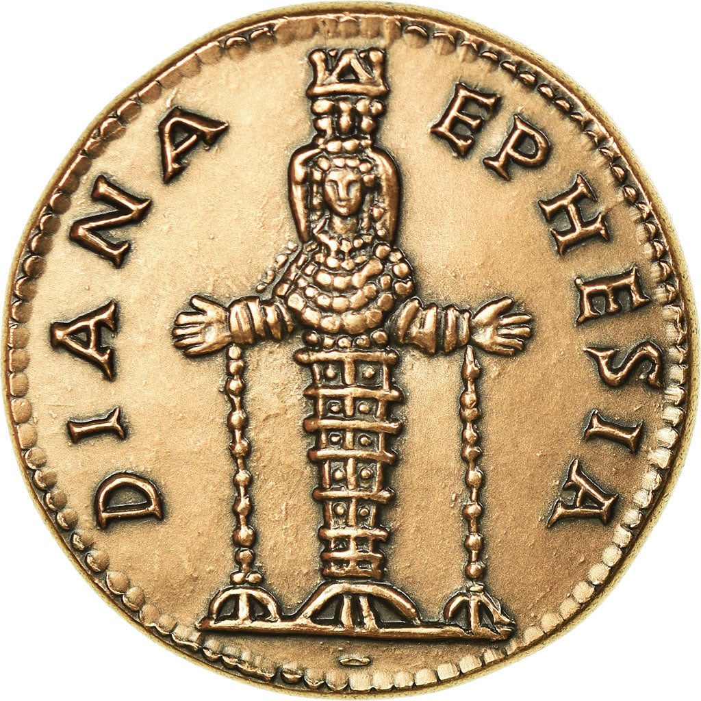 Frankrijk, Medaille, Reproduction Monnaie Antique,  Hadrien, UNC, Koper