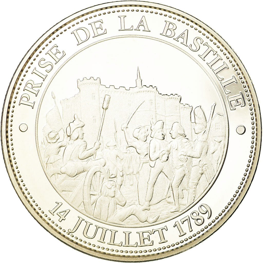 França, Medal, Révolution Française, Prise de la Bastille, MS(65-70)