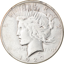 Coin, United States, Peace Dollar, Dollar, 1927, U.S. Mint, San Francisco