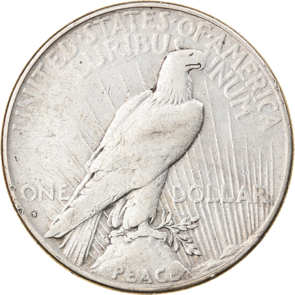 Coin, United States, Peace Dollar, Dollar, 1927, U.S. Mint, San Francisco