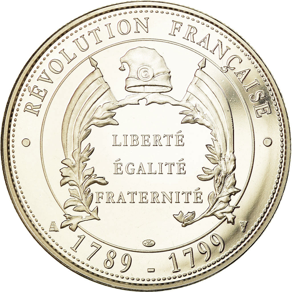 France, Medal, Révolution Française, Maximilien de Robespierre, MS(64)