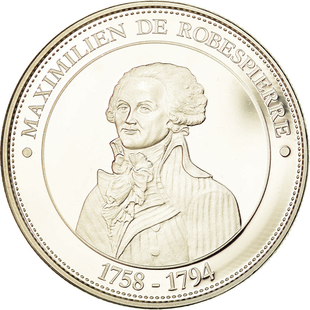 France, Medal, Révolution Française, Maximilien de Robespierre, MS(65-70)