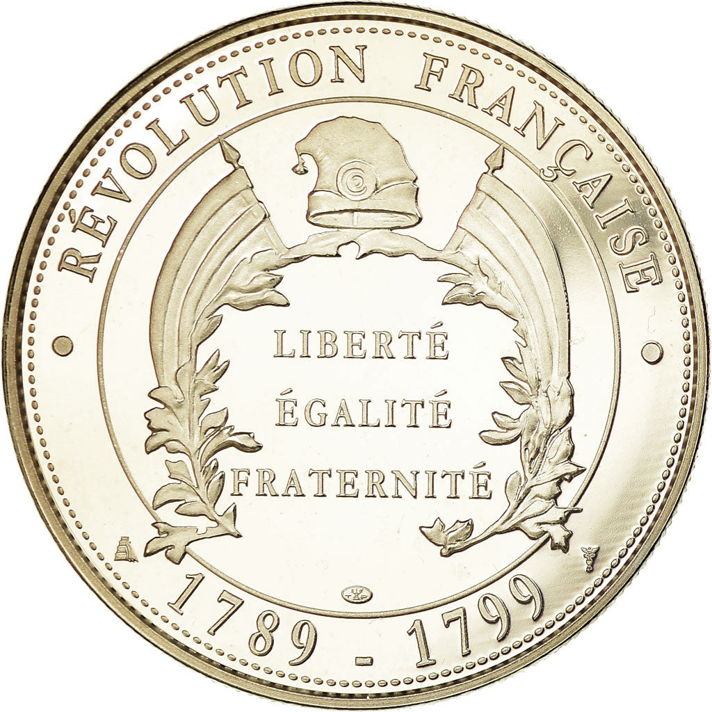 France, Medal, Révolution Française, Maximilien de Robespierre, MS(65-70)