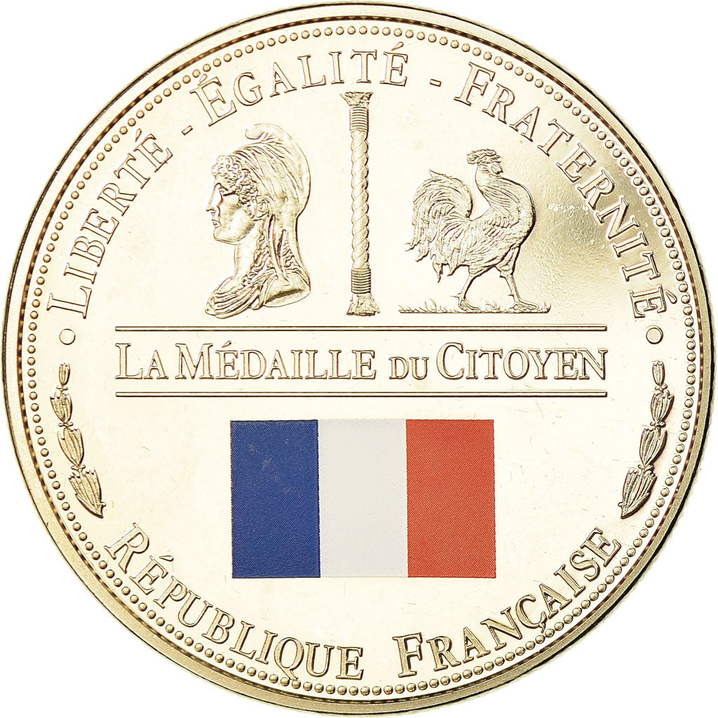 Francia, medalla, Révolution Française, Médaille du Citoyen, SC+, Cobre -