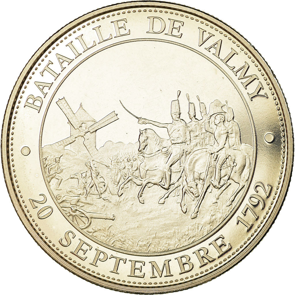 Francia, medalla, Révolution Française, Bataille de Valmy, FDC, Cobre -