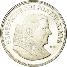 Vatican, Medal, Le Pape Benoit XVI, MS(65-70), Copper-nickel