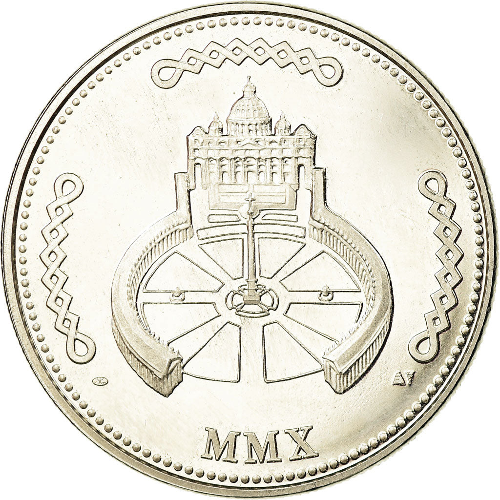 Vatikan, Medaille, Le Pape Benoit XVI, UNZ, Copper-nickel