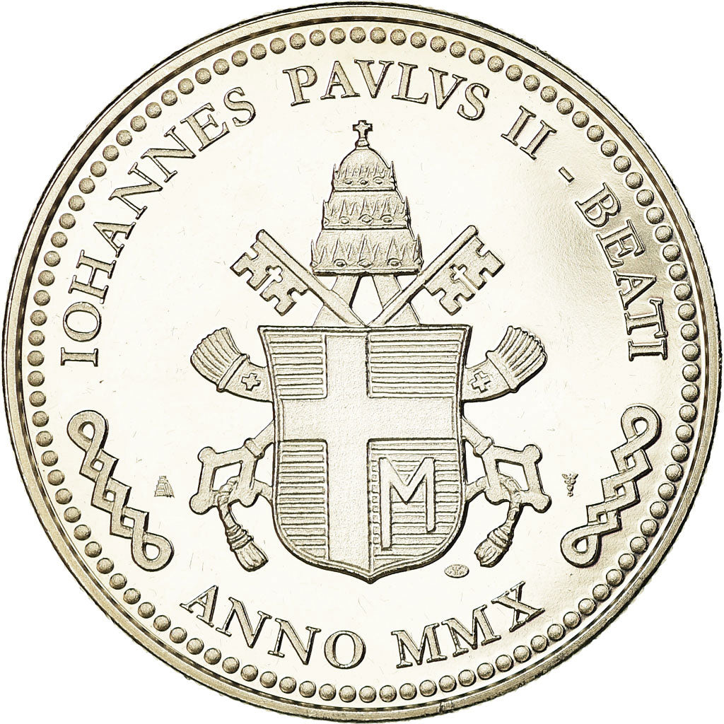 Vatican, Medal, Le Pape Jean-Paul II, 2010, MS(64), Copper-nickel