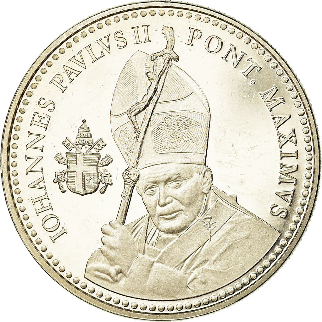 Vatican, Medal, Le Pape Jean-Paul II, 2011, MS(63), Copper-nickel