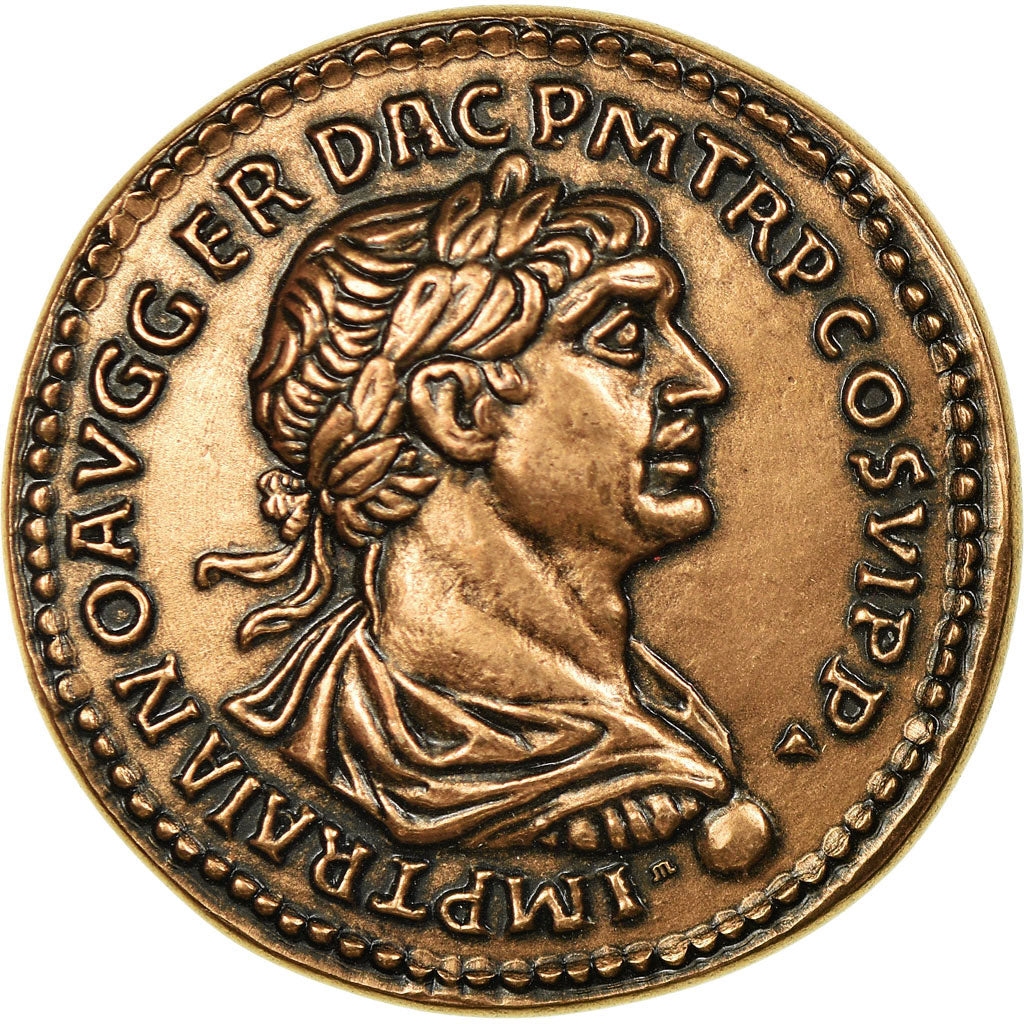 Francia, Medal, Reproduction Monnaie Antique, Trajan, SPL+, Rame