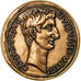 Francja, Medal, Reproduction Monnaie Antique,  Auguste, MS(64), Miedź