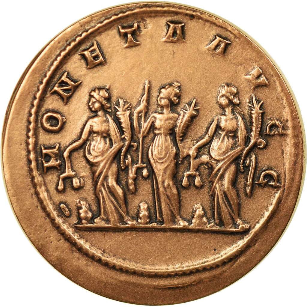 Frankreich, Medal, Reproduction Monnaie Antique,  Dioclétien, UNZ+, Kupfer