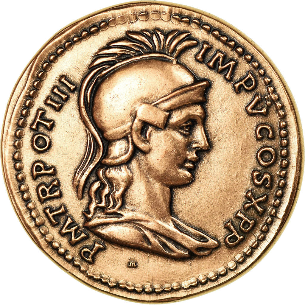Francia, Medal, Reproduction Monnaie Antique,  Domitien, SPL+, Rame