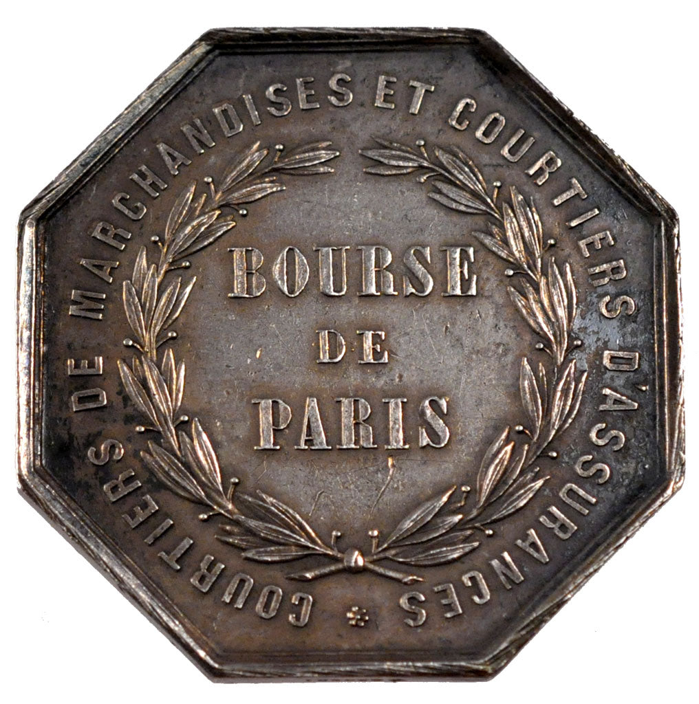 France, Insurance, Token, AU(55-58), Silver, Gailhouste #249, 17.01