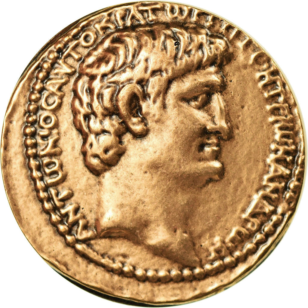 France, Medal, Reproduction Monnaie Antique, Marc Antoine et Cléôpatre