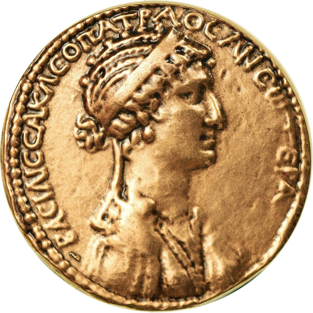 France, Medal, Reproduction Monnaie Antique, Marc Antoine et Cléôpatre