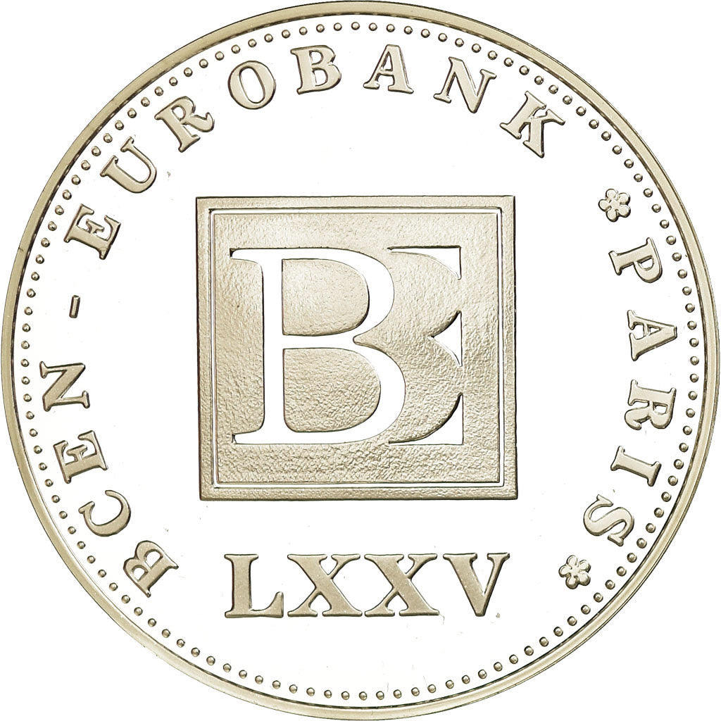 France, Médaille, BCEN, Eurobank, Paris, 1996, FDC, Argent