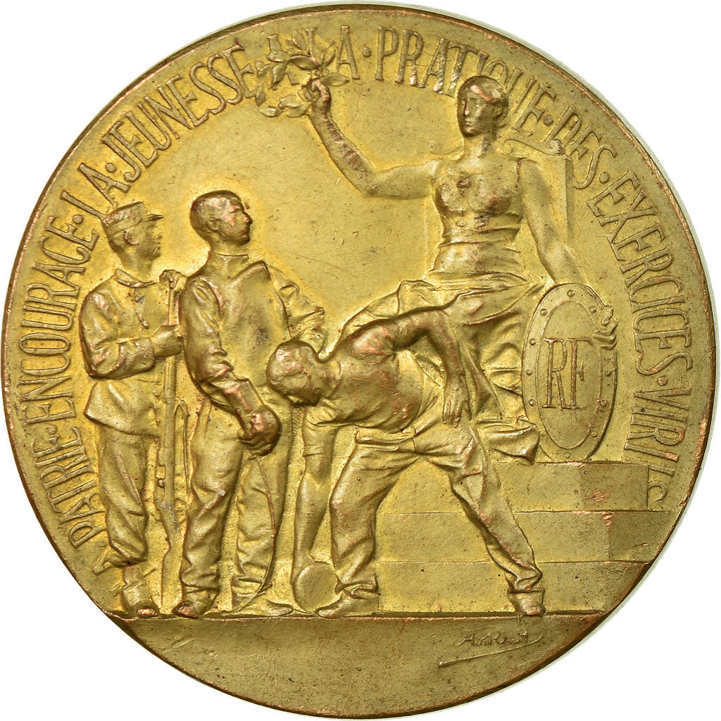 Francja, Medal, La Patrie encourage la Jeunesse à la Pratique des Exercices