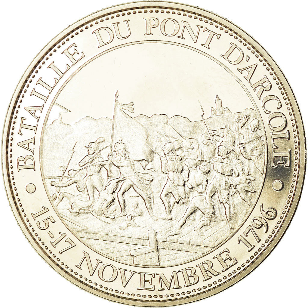 France, Medal, Napoléon Bonaparte, Bataille d'Arcole (1796), MS(65-70)