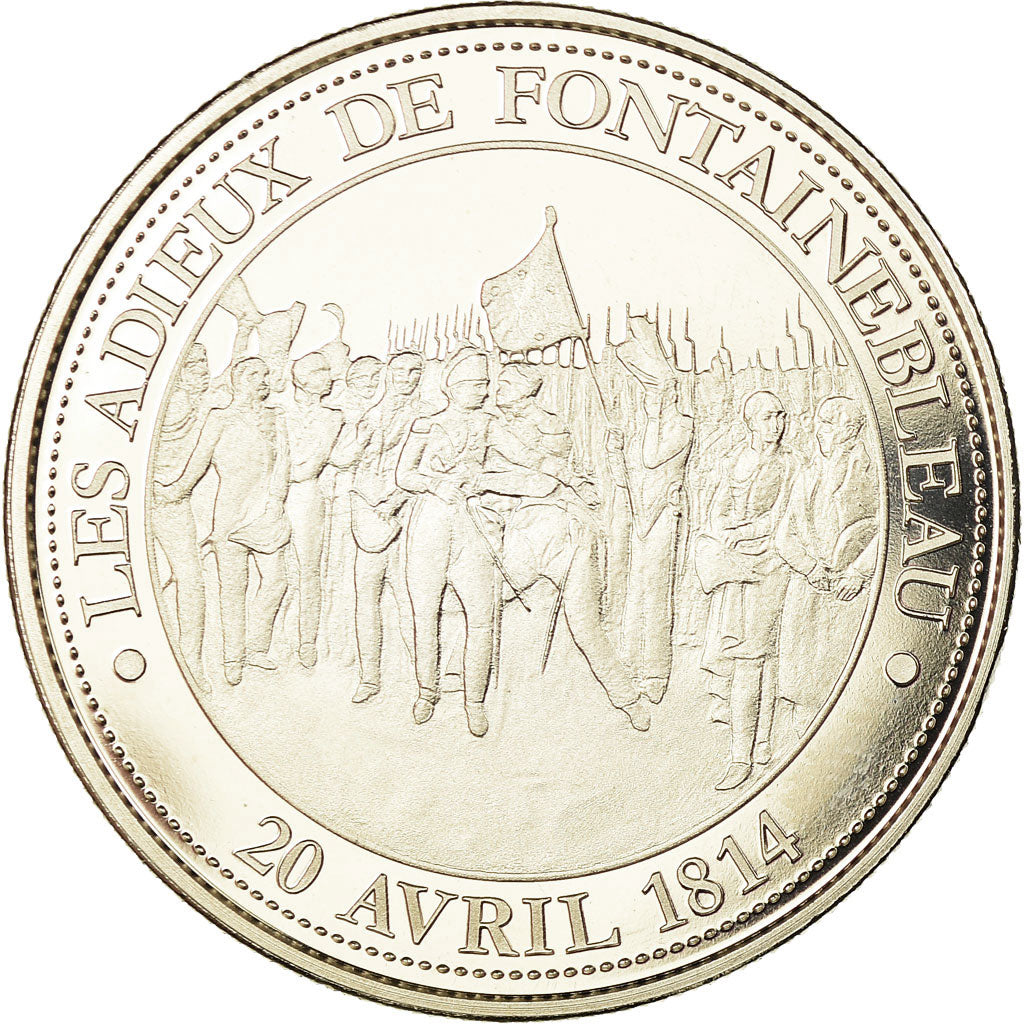Frankreich, Medaille, Napoléon Ier, Adieux de Fontainebleau (1814), STGL