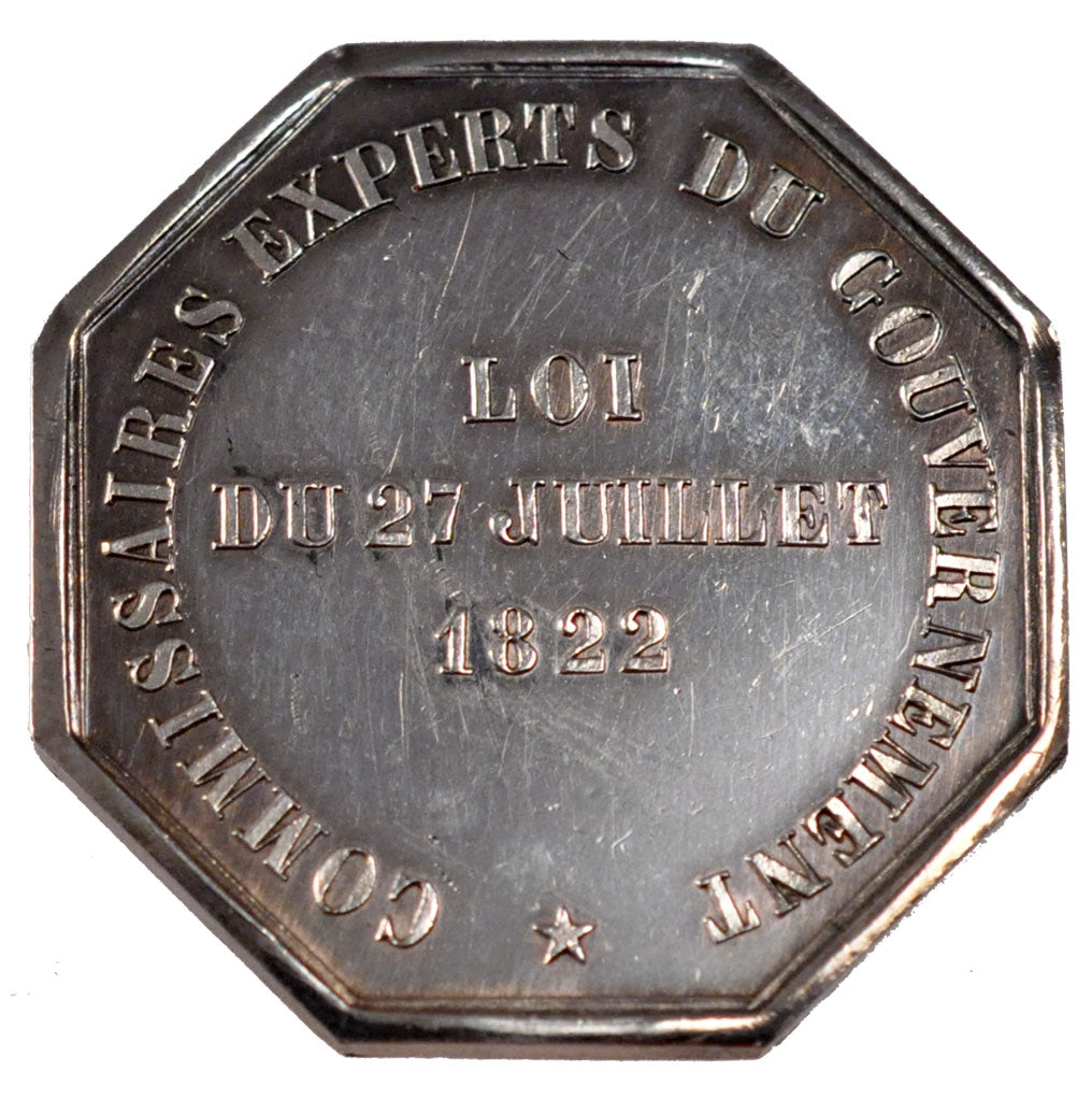 France, Trades, Token, 1831, AU(55-58), Silver, 16.34