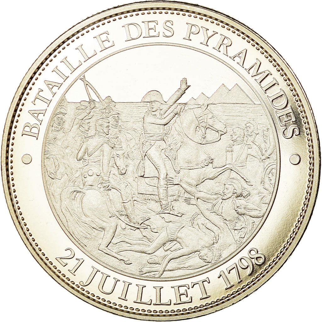 France, Medal, Napoléon Bonaparte, Bataille des Pyramides(1798), MS(65-70)
