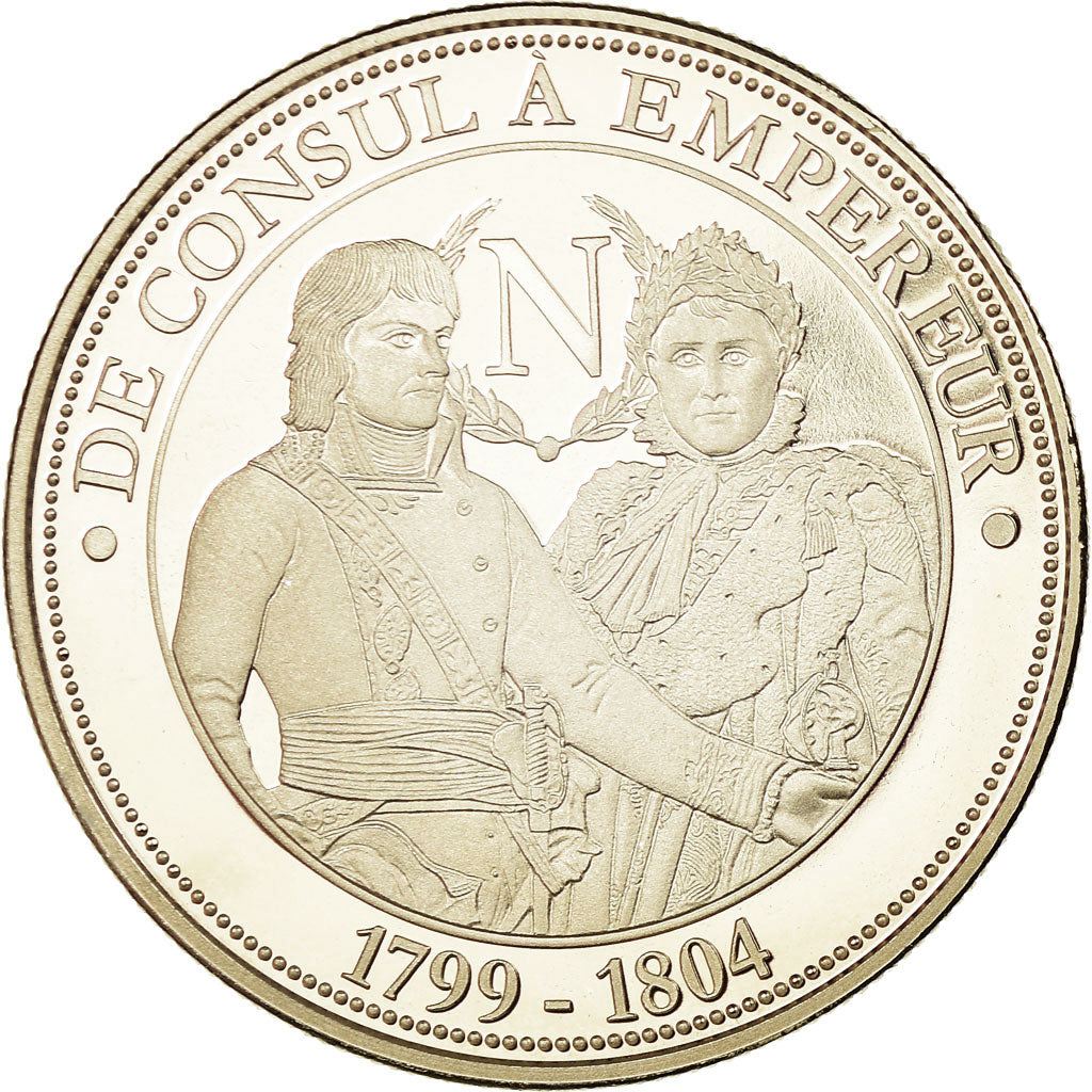 Frankrijk, Medaille, Napoléon Bonaparte, de Consul à Empereur, FDC